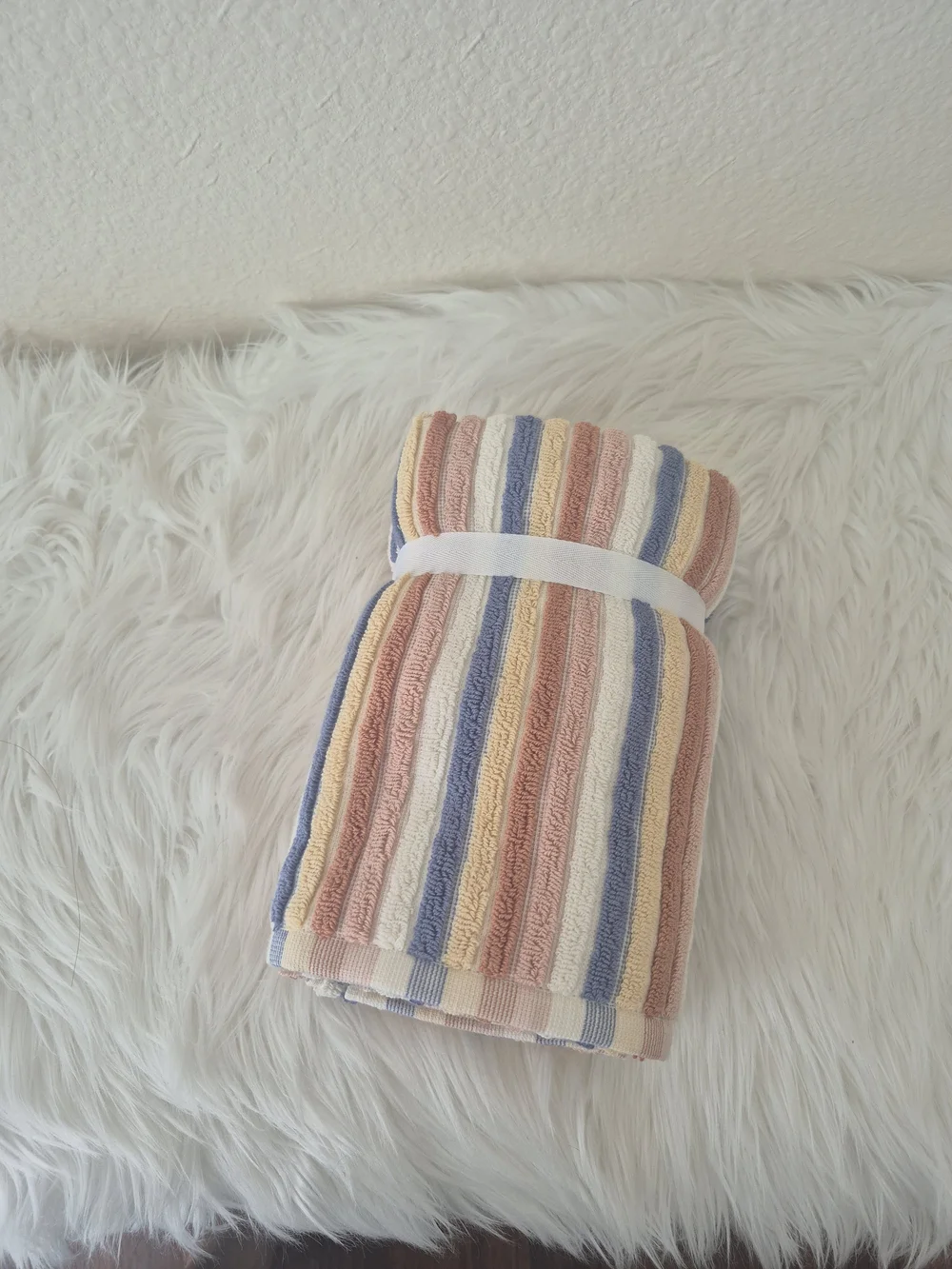 Rachel Zoe 100% cotton 4pc bath & hand towel sets